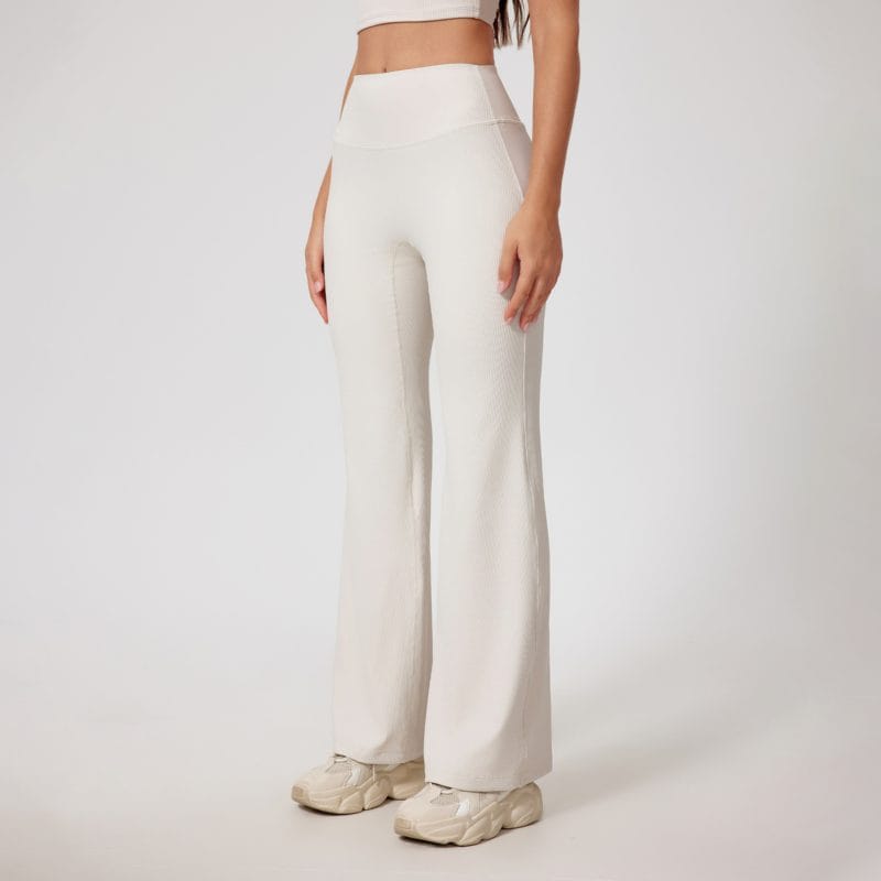 Zeagull Rib Flared Pants