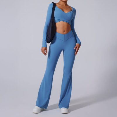 Zeagull Toned Flared Pants