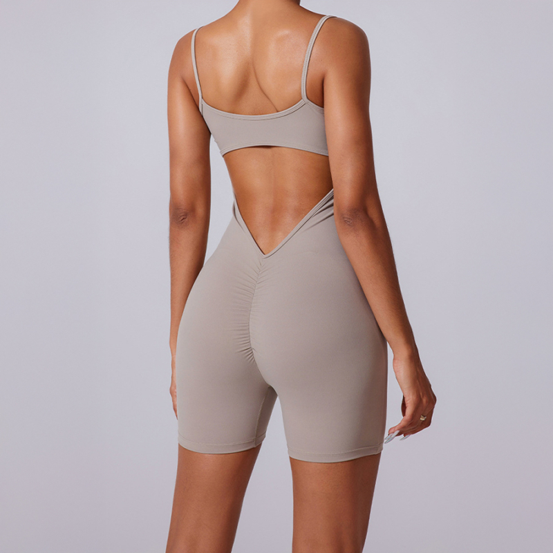Ruched Open-back Jumpsuit - Image 11