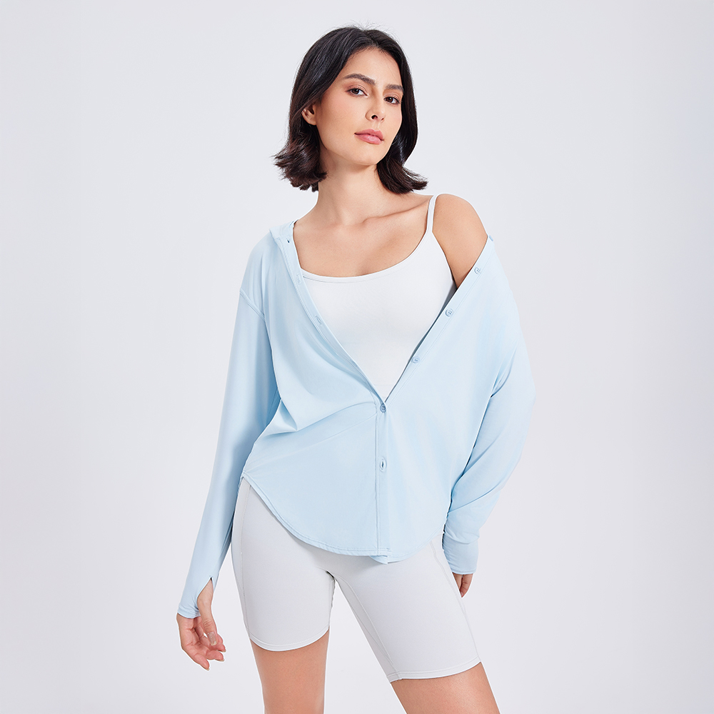 Zeagull Basic Athletic Hooded Blouse - Image 2