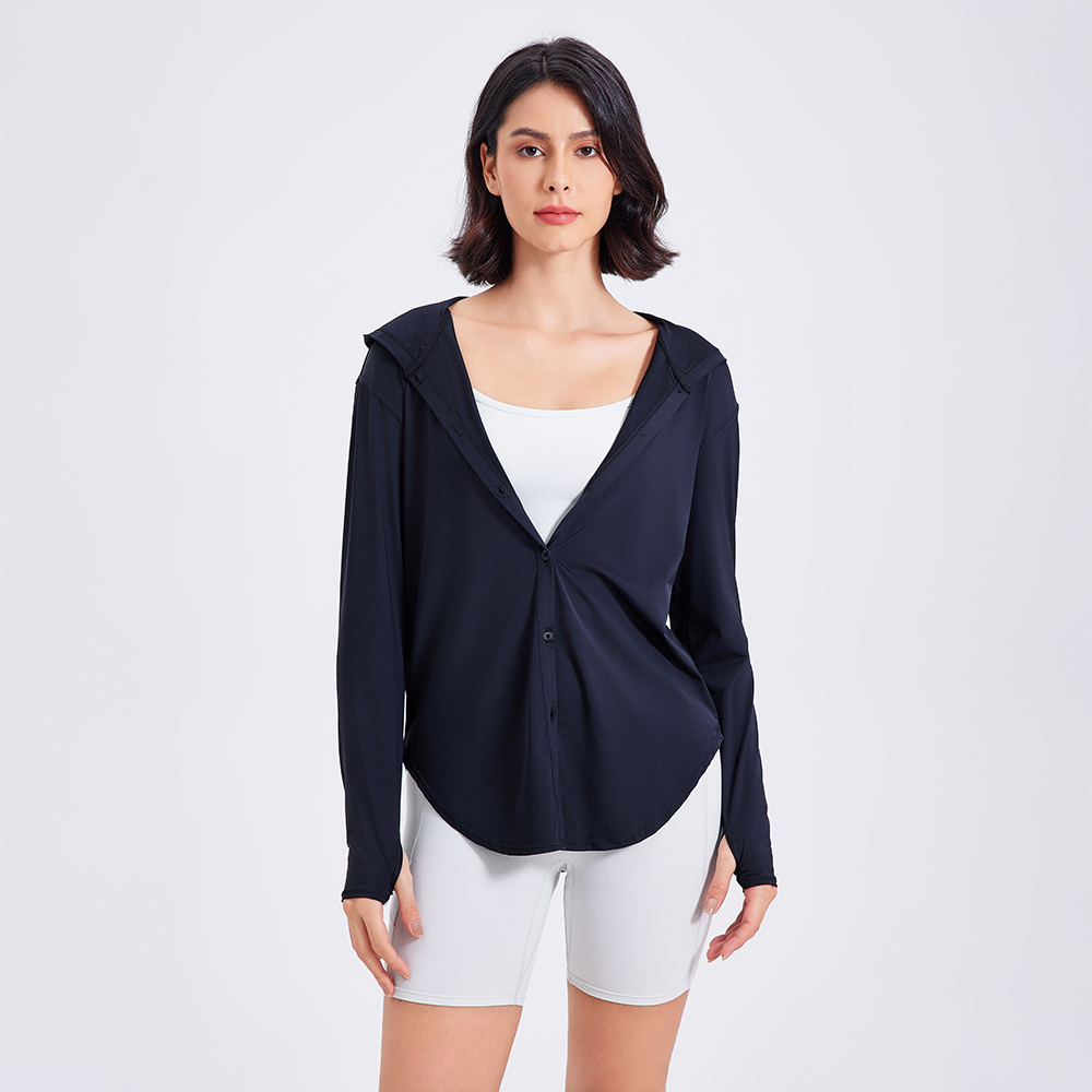 Zeagull Basic Athletic Hooded Blouse - Image 23