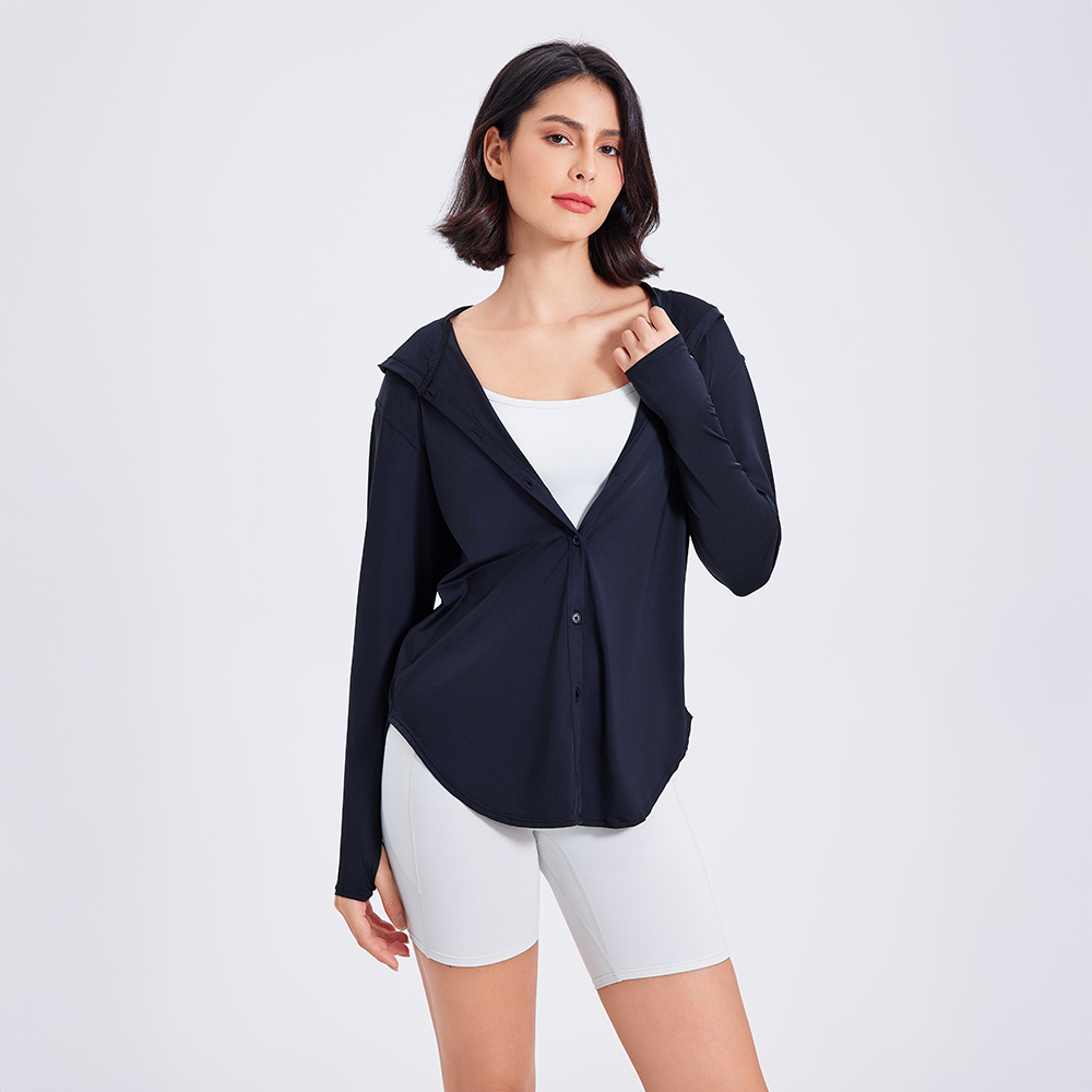 Zeagull Basic Athletic Hooded Blouse - Image 25