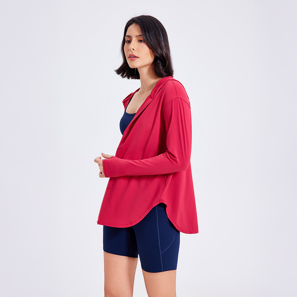 Zeagull Basic Athletic Hooded Blouse - Image 15