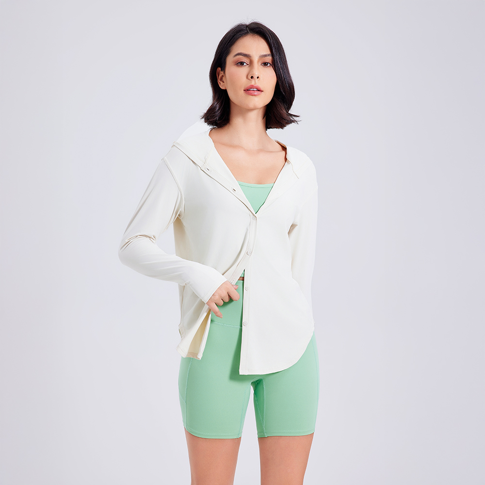 Zeagull Basic Athletic Hooded Blouse - Image 8